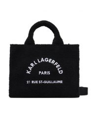 KARL LAGERFELD Torebka A4W50013 Czarny. Czarne torebki klasyczne KARL LAGERFELD, bez wzorów, z materiału, bez dodatków. Za 649.99 zł.