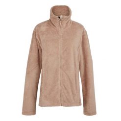 Bluza Polarowa Damska Puszysta Pełen Suwak Heidy. Brązowe bluzy Regatta, na zimę, xs, bez wzorów, z polaru, bez kaptura. Za 72.99 zł.
