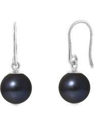 Mitzuko Srebrne kolczyki z perłami rozmiar: onesize. Czarne kolczyki Mitzuko, z perłą, srebrne, z zapięciem typu bigiel. Za 217.99 zł.