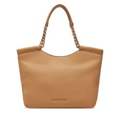 Torebka LOVE MOSCHINO. Brązowe torebki klasyczne Love Moschino, bez wzorów, bez dodatków. Za 609.99 zł.