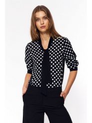 Nife Bluzka w kolorze czarno-białym rozmiar: 38. Białe bluzki Nife, bez wzorów, bez kołnierzyka, bez ramiączek. Za 122.67 zł.