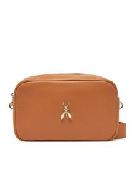 Patrizia Pepe Torebka 8B0218/L001-B815 Brązowy. Brązowe listonoszki Patrizia Pepe, bez wzorów, ze skóry, bez dodatków. Za 559.99 zł.