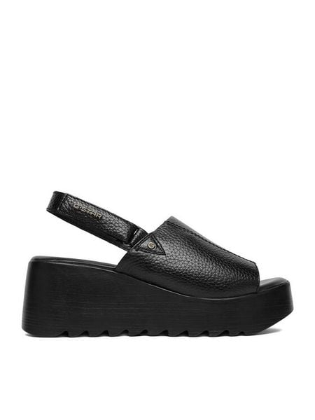G-Star Raw Sandały CEO-WI16-14944-01 Czarny. Czarne sandały G-Star Raw, bez wzorów, ze skóry, retro, bez obcasa, na koturnie, bez zapięcia. Za 259.99 zł.