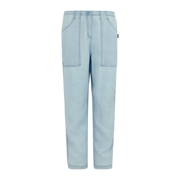 Spodnie Damskie Shorebella Capri. Niebieskie spodnie sportowe Regatta, na lato, bez wzorów, trekkingowe. Za 181.99 zł.