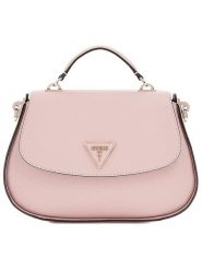Guess Torebka w kolorze jasnoróżowym - 27 x 18 x 5 cm rozmiar: onesize. Różowe torby na ramię Guess, z aplikacjami, z materiału, przez ramię, bez dodatków. Za 484.31 zł.