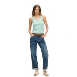 Top koronkowy dla kobiet Superdry Vintage Athletic Essentials. Zielone topy Superdry, bez wzorów, z koronki, bez kołnierzyka, bez ramiączek. Za 107.05 zł.