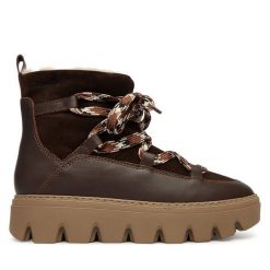 Śniegowce Tamaris. Brązowe trapery i śniegowce Tamaris. Za 549.99 zł.