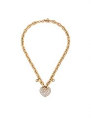 Guess Naszyjnik JUBN05 205JW Złoty. Żółte naszyjniki Guess, ze stali. Za 479.99 zł.