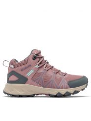Columbia Trekkingi Peakfreak II Mid Outdry 2100091 Różowy. Czerwone obuwie sportowe Columbia, z materiału, trekkingowe. Za 629.99 zł.