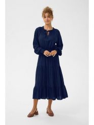 Cream Sukienka w kolorze granatowym rozmiar: 42. Niebieskie sukienki Cream, bez wzorów, z wiskozy, bez kołnierzyka, bez ramiączek, midi. Za 169.95 zł.
