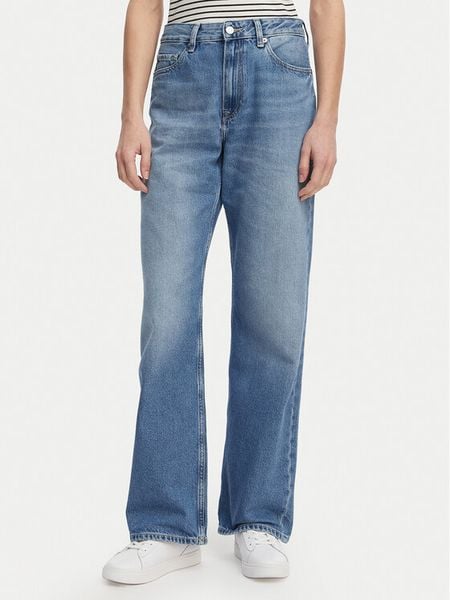 Tommy Hilfiger Jeansy WW0WW50621 Niebieski Loose Fit. Niebieskie jeansy TOMMY HILFIGER, bez wzorów. Za 326.99 zł.