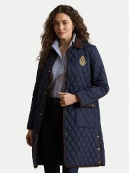 LAUREN RALPH LAUREN Kurtka przejściowa Crested 3/4 Quilt 297P18059004 Granatowy Regular Fit. Niebieskie kurtki Lauren Ralph Lauren, xl, bez wzorów, z syntetyku, bez kaptura. Za 1,799.00 zł.