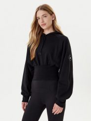 Adidas by Stella McCartney Bluza JG1543 Czarny Loose Fit. Czarne bluzy adidas by Stella McCartney, xl, bez wzorów, z bawełny, bez kaptura. Za 439.99 zł.