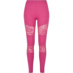 Legginsy damskie Urban Classics Laces Inset. Fioletowe legginsy Urban Classics, l, bez wzorów. Za 160.50 zł.
