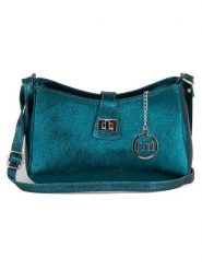 Mia Tomazzi Skórzana torebka "Marengo" w kolorze niebieskim - 23 x 13 x 7 cm rozmiar: onesize. Niebieskie torby na ramię Mia Tomazzi, bez wzorów, z materiału, na ramię, bez dodatków. Za 205.45 zł.
