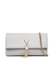 Valentino Torebka Divina VBS1R401G Szary. Szare torebki klasyczne Valentino, bez wzorów, ze skóry, bez dodatków. Za 189.99 zł.