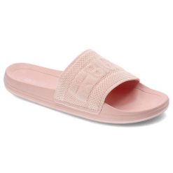 Różowe Klapki Big Star Wodoodporne Buty Damskie. Czerwone klapki Big Star, bez wzorów, bez obcasa. Za 89.99 zł.