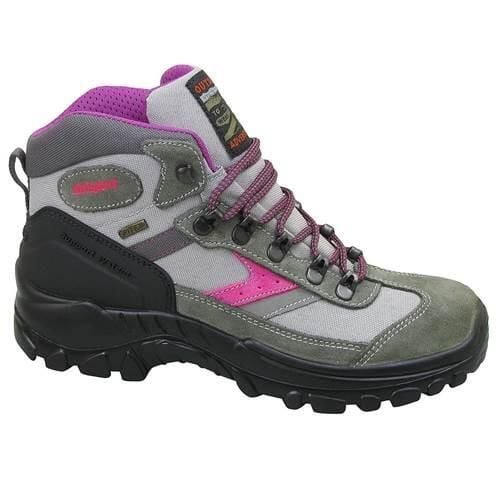 Buty do chodzenia damskie Grisport 13316S7G. Szare trekkingi Grisport, z materiału, za kostkę, trekkingowe. Za 299.89 zł.