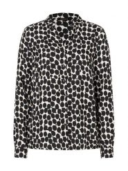 More & More Bluzka w kolorze biało-czarnym rozmiar: 42. Białe bluzki More & More, bez wzorów, bez kołnierzyka, bez ramiączek. Za 134.53 zł.