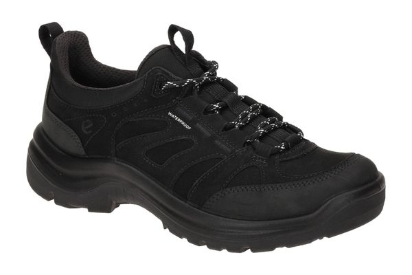 Damskie buty trekkingowe Ecco. Czarne trekkingi ecco, z gumy, trekkingowe. Za 706.00 zł.