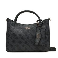 Torebka Guess. Szare torebki klasyczne Guess, z aplikacjami, bez dodatków. Za 639.99 zł.
