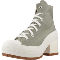 Tenisówki Converse Model Chuck Taylor All Star 70 De Luxe Heel Hi Kolor Zielony. Zielone trampki Converse, bez wzorów, z tkaniny, bez zapięcia. Za 504.99 zł.