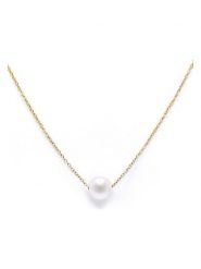 MOODE Naszyjnik "Vanessa" - dł. 40 cm rozmiar: onesize. Białe naszyjniki MOODE, z perłą, ze stali. Za 39.99 zł.