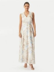 Rinascimento Sukienka wieczorowa CFC0128025003 Beżowy jasny Regular Fit. Brązowe sukienki Rinascimento, xs, bez wzorów, z syntetyku, wizytowe, bez kołnierzyka, bez ramiączek. Za 869.99 zł.