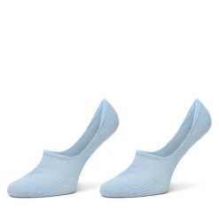 Stopki Tommy Hilfiger. Niebieskie skarpety TOMMY HILFIGER, bez wzorów. Za 49.99 zł.