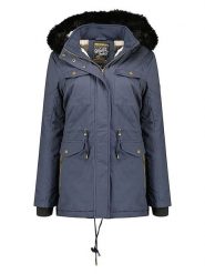 Geographical Norway Parka "Celeste" w kolorze niebieskim rozmiar: M. Niebieskie parki Geographical Norway, m, bez kaptura. Za 269.81 zł.