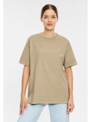 Bench Koszulka "Berlanne" w kolorze beżowym rozmiar: 40. Brązowe bluzki Bench, bez wzorów, z bawełny, bez kołnierzyka, bez ramiączek. Za 83.03 zł.