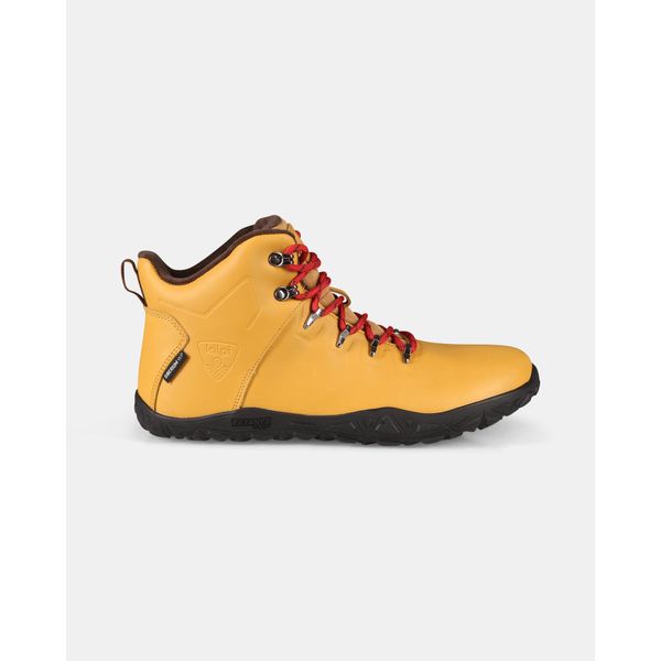 Uniseksowe wysokie buty outdoorowe barefoot Kilpi BARE LEATHER HIGH-U. Brązowe trekkingi Kilpi, trekkingowe. Za 783.53 zł.