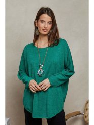 Plume Sweter "Diamond" w kolorze zielonym rozmiar: L. Zielone swetry Plume, l, bez wzorów, bez ramiączek. Za 127.65 zł.