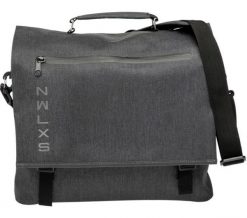 Torba rowerowa Messenger Varo, szara. Szare torby na laptopa NEW LOOXS, bez wzorów, z materiału, na ramię. Za 535.28 zł.