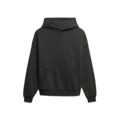 Bluza damska z kapturem Superdry Studios Relaxed. Czarne bluzy Superdry, bez wzorów, z kapturem. Za 327.70 zł.