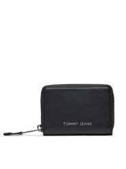 Tommy Jeans Mały Portfel Damski Tjw Ess Must Small Za AW0AW15833 Czarny. Czarne portfele Tommy Jeans, bez wzorów, z jeansu. Za 109.99 zł.