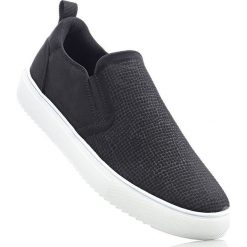 Buty wsuwane bonprix czarny. Obuwie sportowe bonprix. Za 79.99 zł.