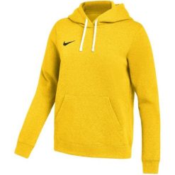 Bluza damska Nike Park 26 Fleece Hoodie. Żółte bluzy Nike, bez wzorów, z bawełny, bez kaptura. Za 186.99 zł.
