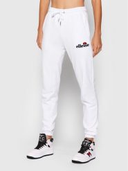 Ellesse Spodnie dresowe Noora SGK13459 Biały Regular Fit. Białe spodnie dresowe Ellesse, bez wzorów, z bawełny. Za 129.99 zł.