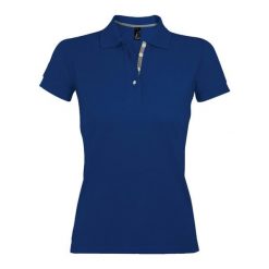 Damska Koszulka Polo Portland. Niebieskie koszulki polo SOL'S, m, bez wzorów, bez kołnierzyka, bez ramiączek. Za 131.99 zł.