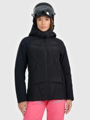 4F Kurtka narciarska w kolorze czarnym rozmiar: S. Czarne kurtki narciarskie 4f, m, bez wzorów, bez kaptura, narciarskie, primaloft. Za 632.42 zł.