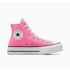 Sneakers Converse Chuck Taylor All Star Lift. Czerwone trampki Converse, bez wzorów, bez zapięcia. Za 490.00 zł.