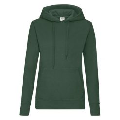 Bluza Damska Z Kapturem. Zielone bluzy FRUIT OF THE LOOM, s, bez wzorów, z kapturem. Za 98.99 zł.