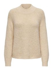 JDY Sweter "Zoey" w kolorze beżowym rozmiar: XL. Brązowe swetry JDY, xl, bez wzorów, bez ramiączek. Za 52.05 zł.
