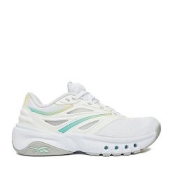 Buty na siłownię Reebok. Białe obuwie sportowe Reebok, bez zapięcia, na fitness i siłownię. Za 359.99 zł.
