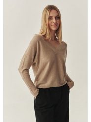 TATUUM Sweter "Ponno" w kolorze beżowym rozmiar: XS. Brązowe swetry Tatuum, xs, bez wzorów, z wełny, bez ramiączek. Za 127.05 zł.