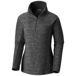 Columbia Glacial Iv Print 1/2 Zip Black Tweed S. Golfy Columbia. Za 109.00 zł.