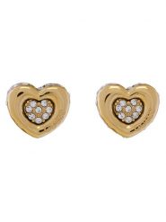 Guess Kolczyki JUBE05 466JW Złoty. Żółte kolczyki Guess, metalowe. Za 199.99 zł.