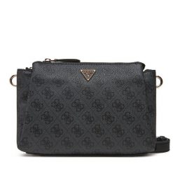 Torebka Guess. Szare listonoszki Guess, z aplikacjami, bez dodatków. Za 549.99 zł.