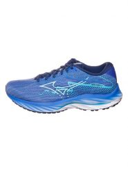 Mizuno Buty "Wave Rider 27"w kolorze niebieskim do biegania rozmiar: 37. Niebieskie obuwie sportowe Mizuno, z materiału, bez zapięcia, do biegania. Za 228.38 zł.